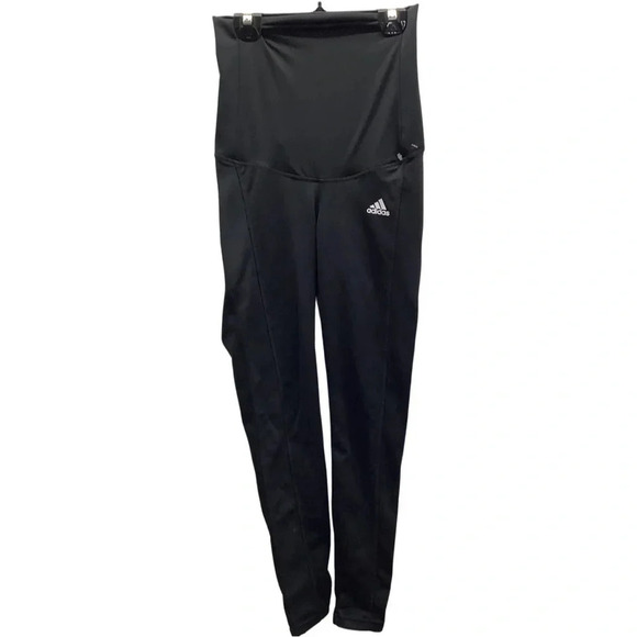 Adidas Aeroready Activewear Maternity Black Leggings Extra Small New With Tags - Picture 3 of 9